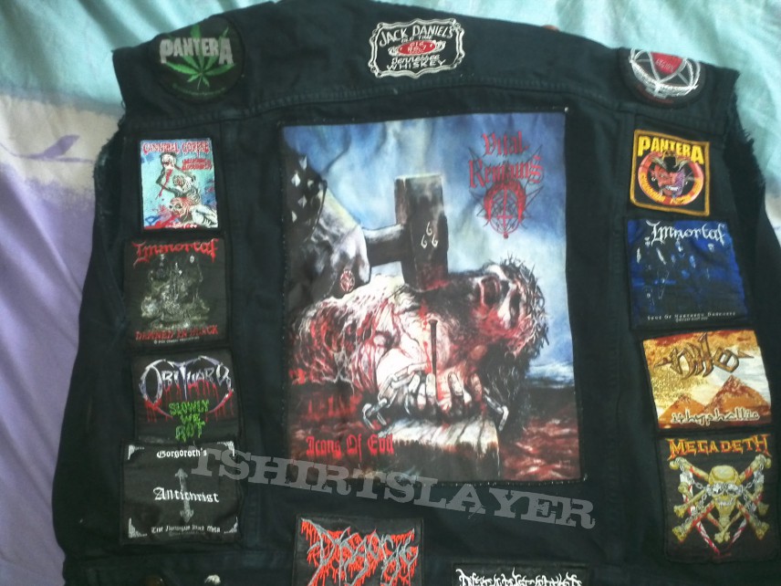 Gorgoroth My Denim Battle Jacket... So far.