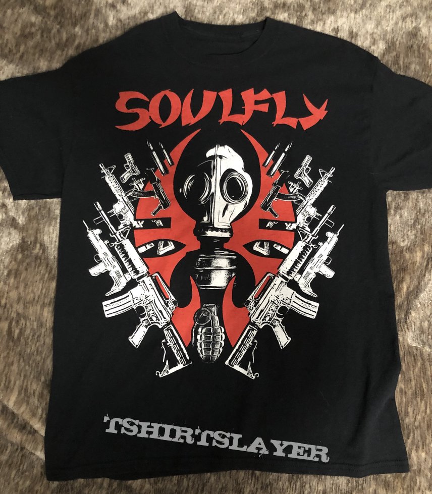 Soulfly Gas Mask North American Tour 2019 Tee