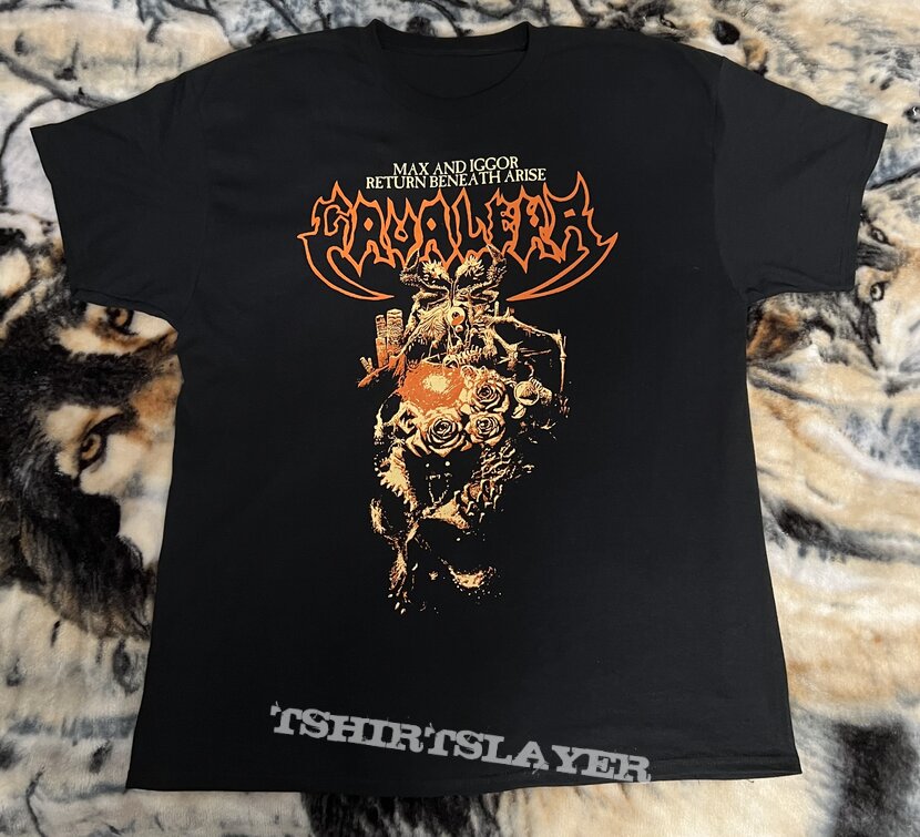 cavalera fall tour 2022 t shirt