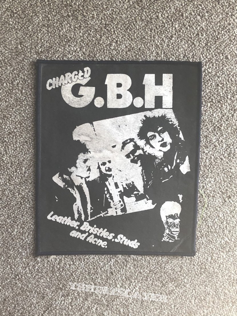 Gbh Leather, Bristles, Studs &amp; Acne Mini Back Patch