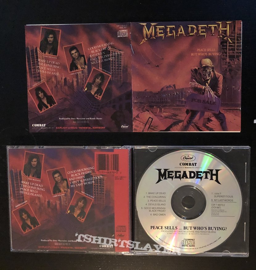 Megadeth - Peace sells... CD (First Press)