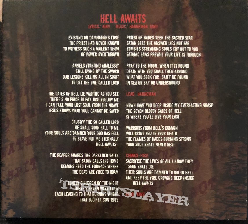 Slayer - Hell Awaits CD 
