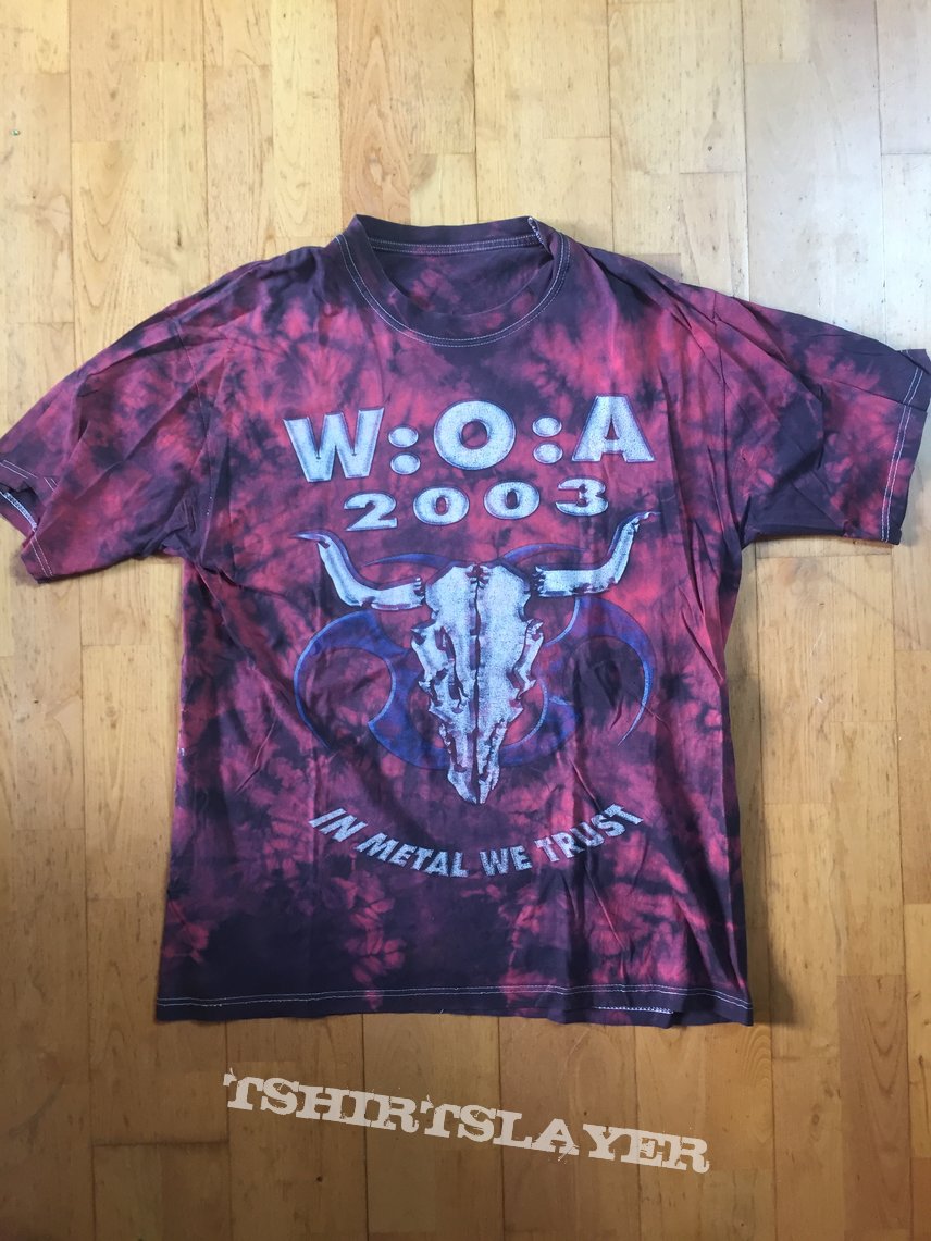 Wacken Open Air Wacken shirt (tye dye)