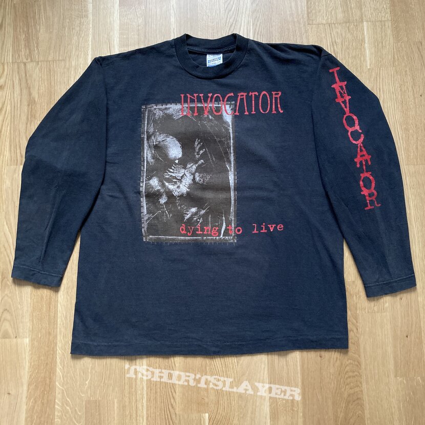 Invocator - Dying To Live 1995 Longsleeve | TShirtSlayer TShirt and ...