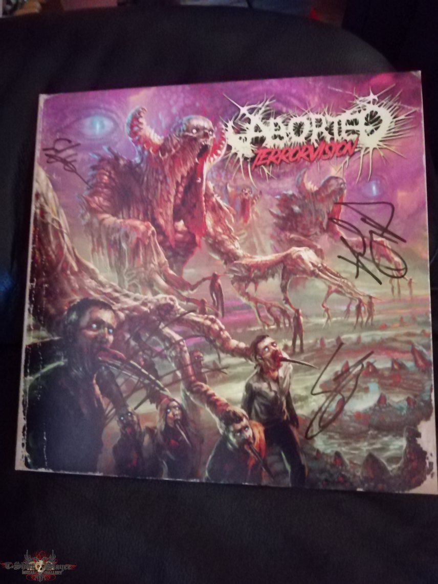 Aborted signed colored vinyl