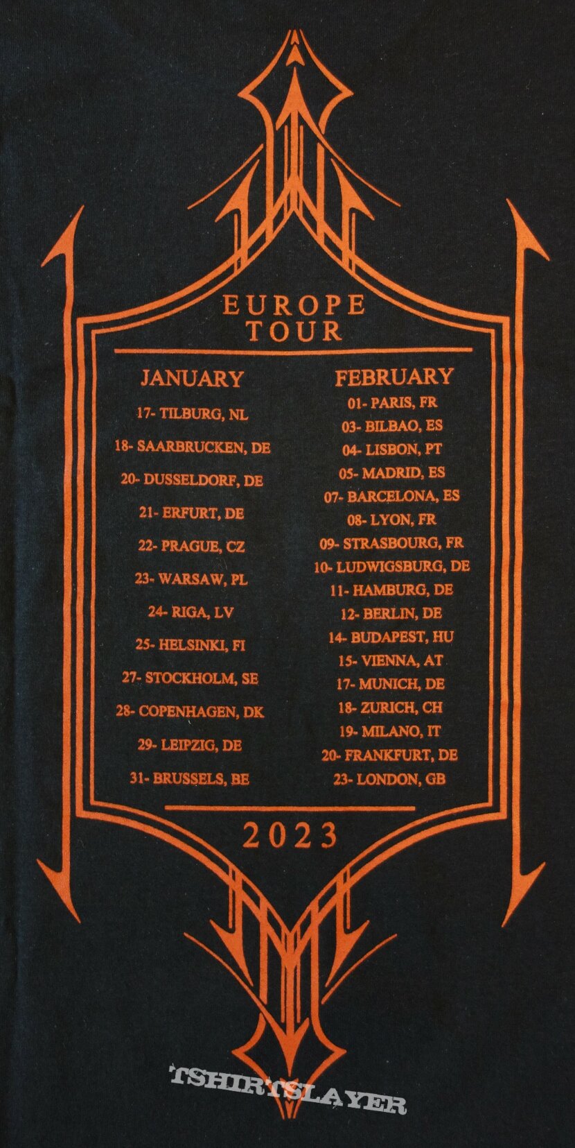 Obituary - Europe tour 2023 [TShirt]