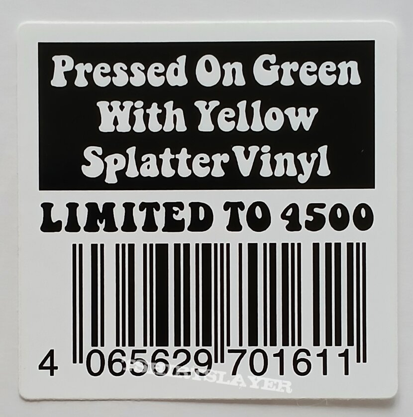 Ministry Hopiumforthemasses Vinyl LP Green With Yellow Splatter