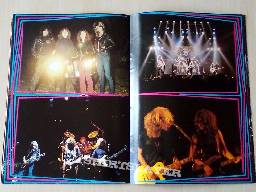 Girlschool Hit &amp; Run Tour Programme 1981