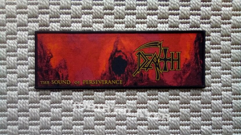 Death TSOP Official Woven Strip Patch Black Border