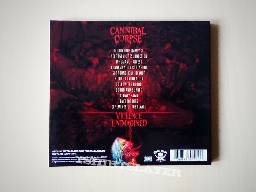 Cannibal Corpse Violence Unimagined Europe Digipack CD