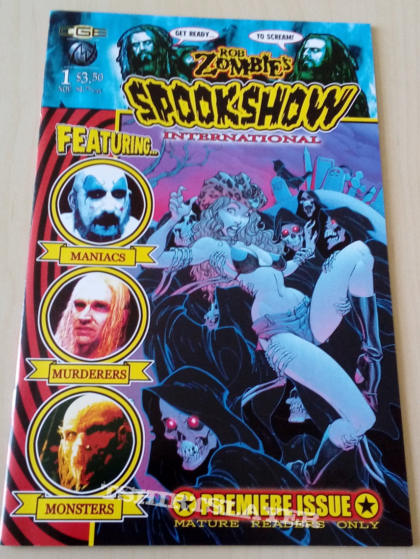 Rob Zombie's - Spookshow International Comic | TShirtSlayer TShirt and  BattleJacket Gallery