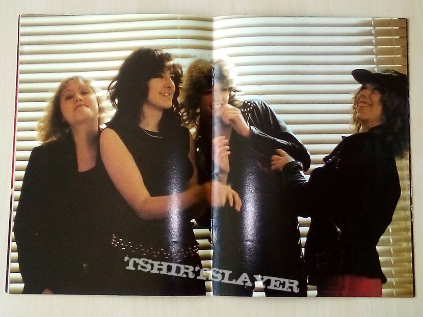 Girlschool Hit &amp; Run Tour Programme 1981