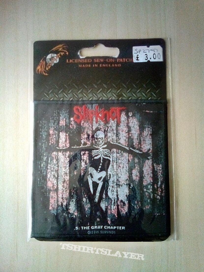 Slipknot .5: The Gray Chapter Official Woven Patch