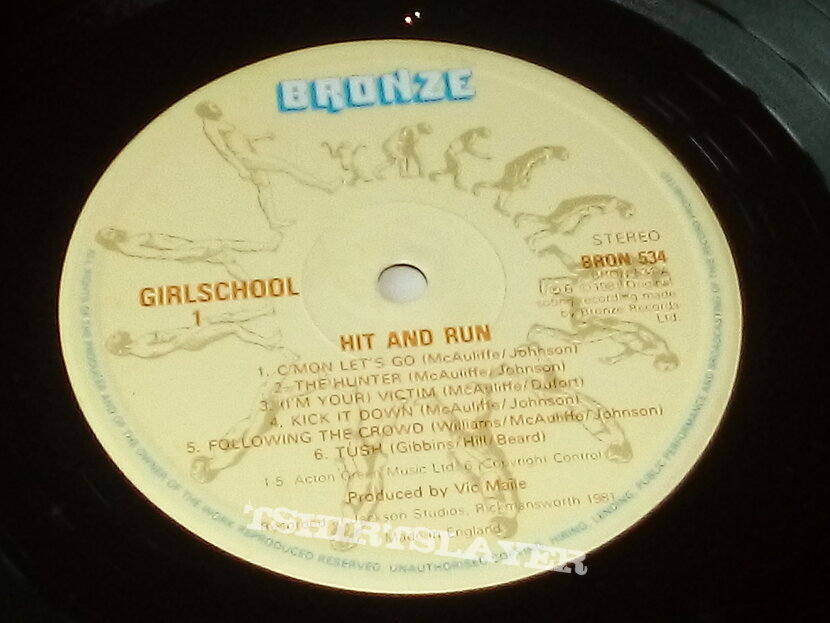 Girlschool Yeah Right Black Vinyl LP