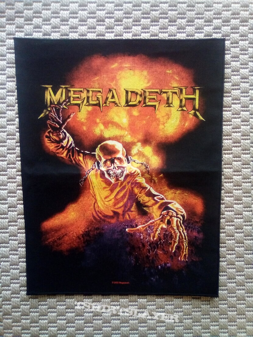 Megadeth Nuclear Back Patch 