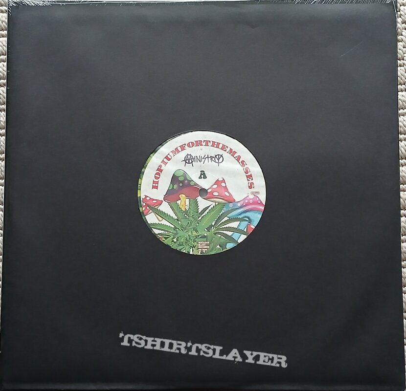 Ministry Hopiumforthemasses Vinyl LP Green With Yellow Splatter