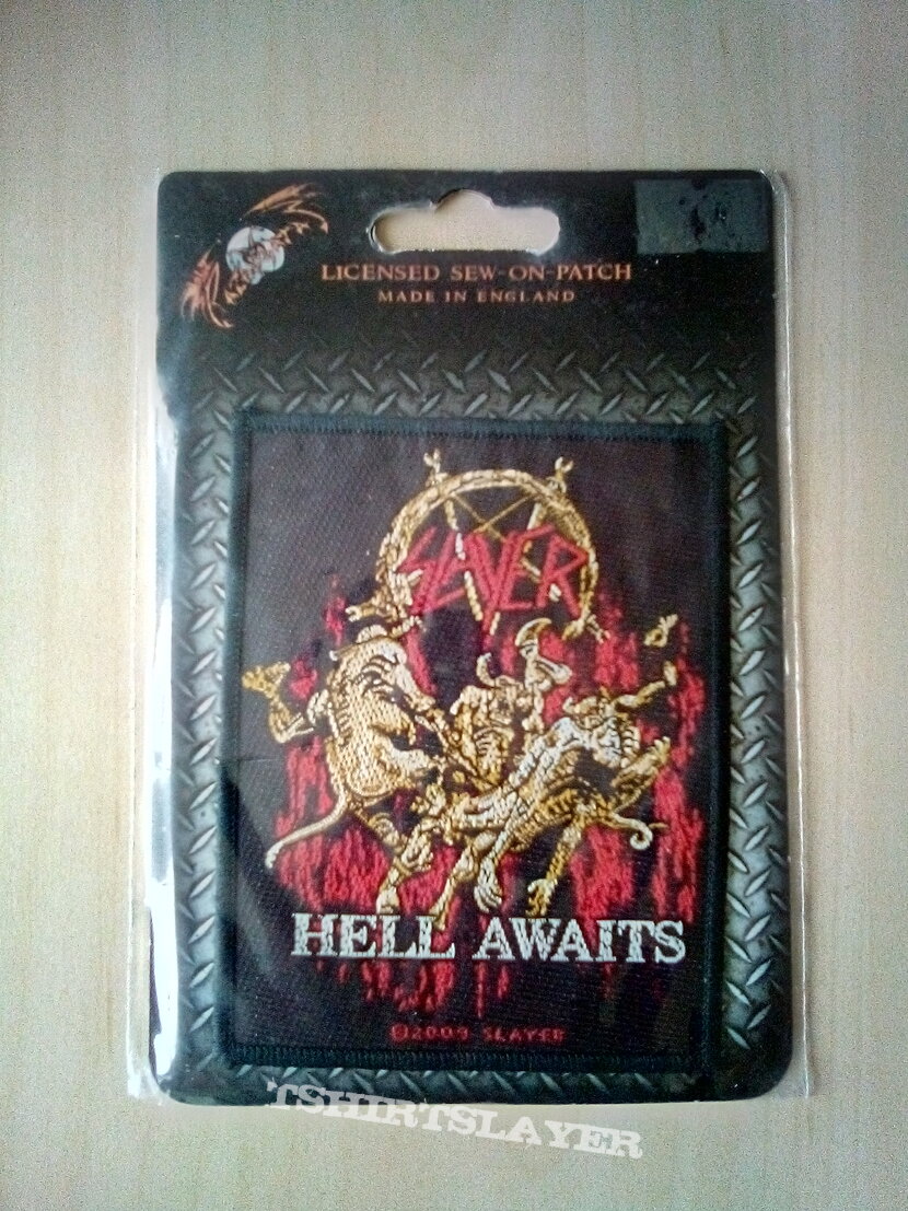 Slayer Hell Awaits Official Woven Patch