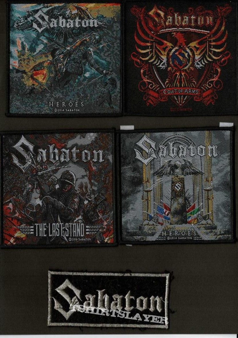 Sabaton patches