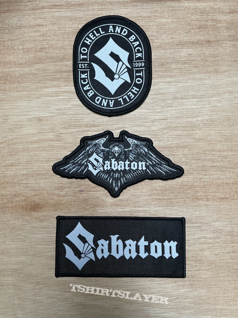 Sabaton woven patch set