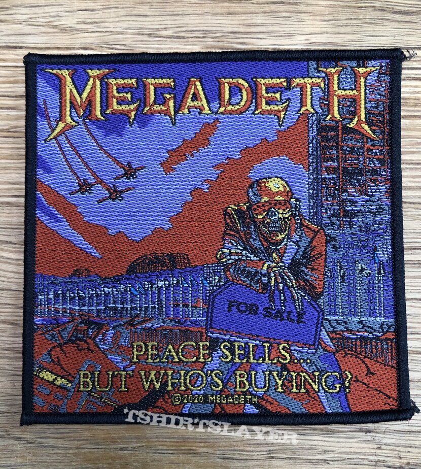 These patches sell... and I’m buying! Megadeth 2020