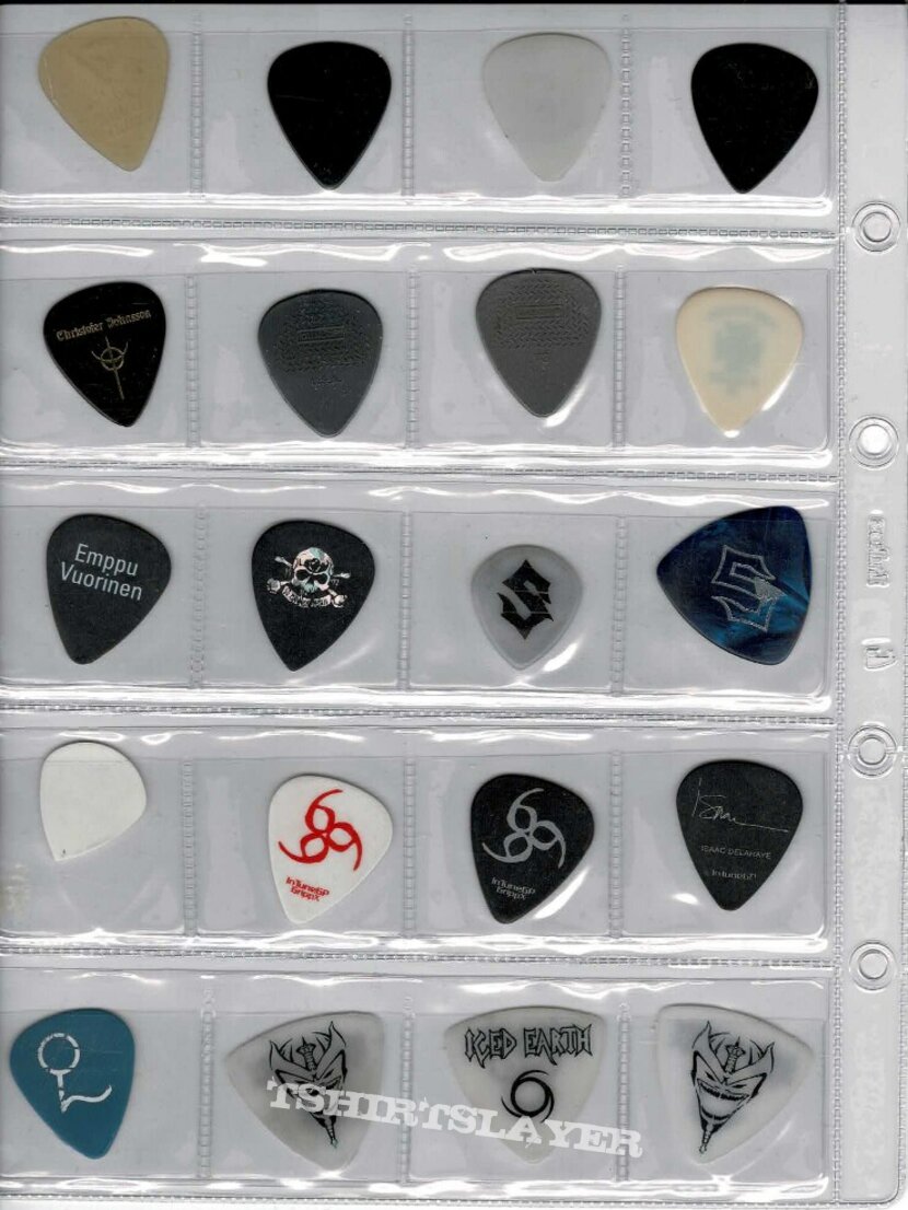 The Vision Bleak Plectrums I have caught over the years The Vision Bleak Plectrums I have caught over the years