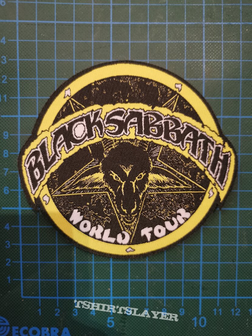 Black Sabbath world tour patch