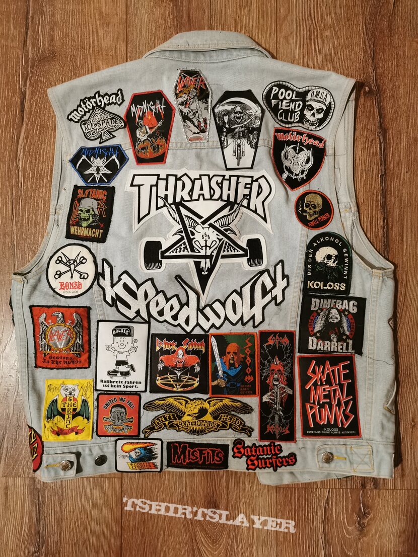 Sodom Skate metal punk kutte vest