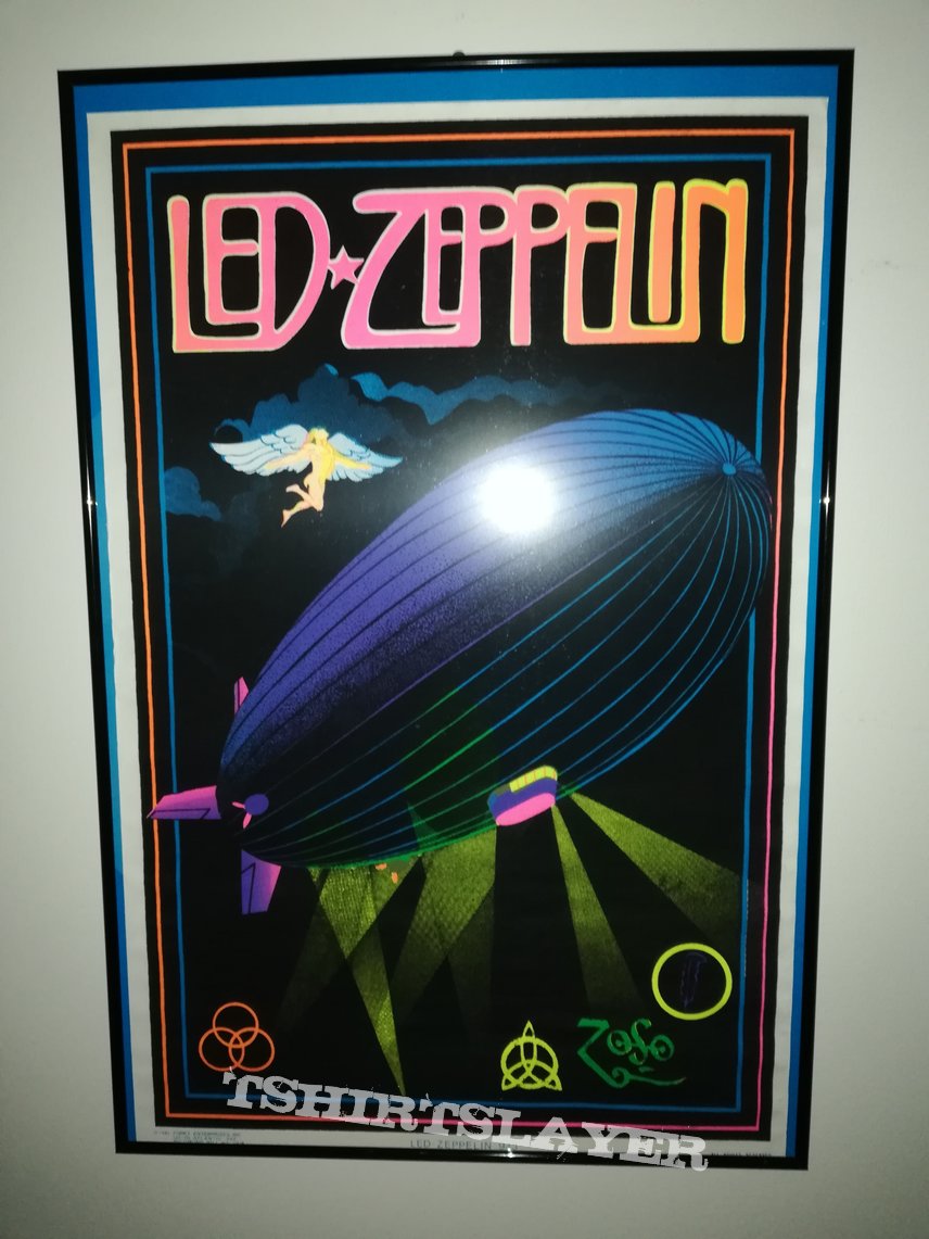 Led Zeppelin - Black Light Poster