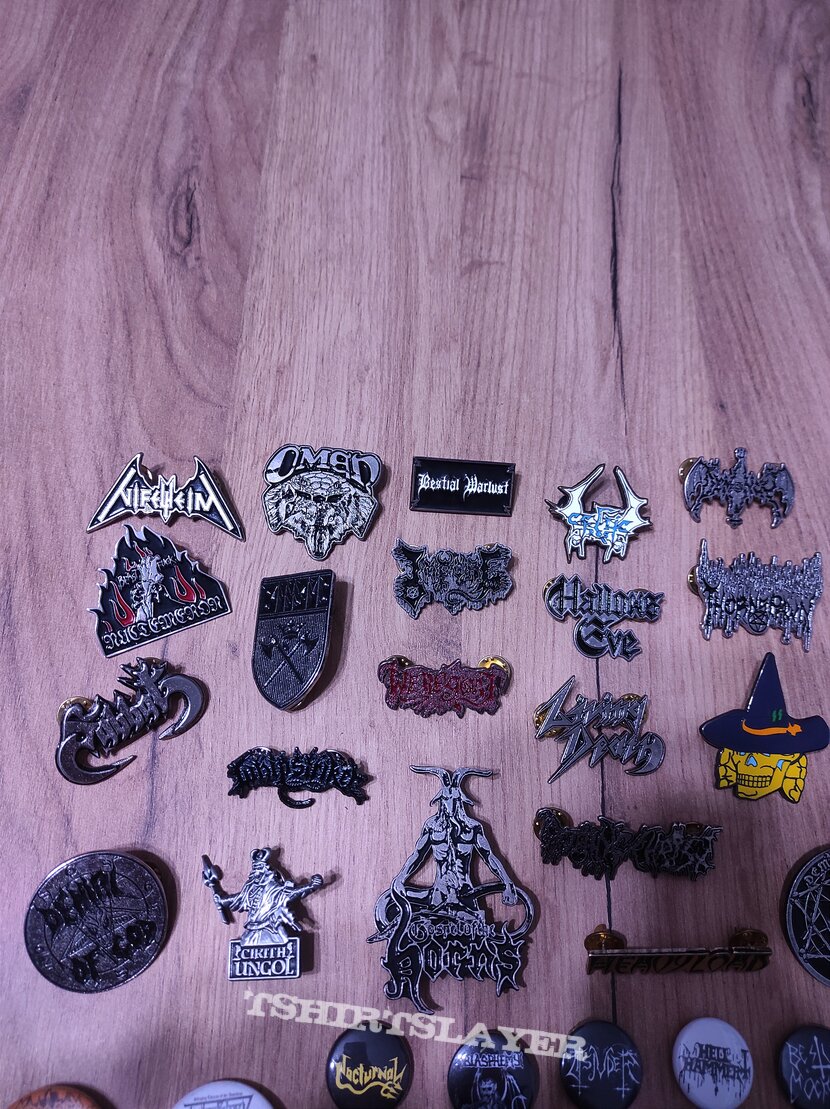 . Updated pin &amp; badge collection