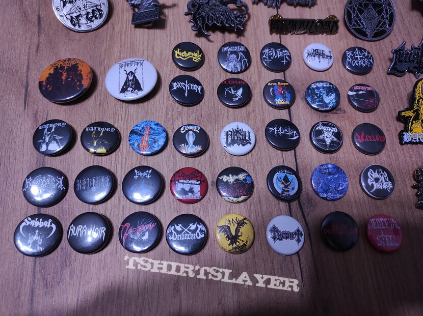 . Updated pin &amp; badge collection