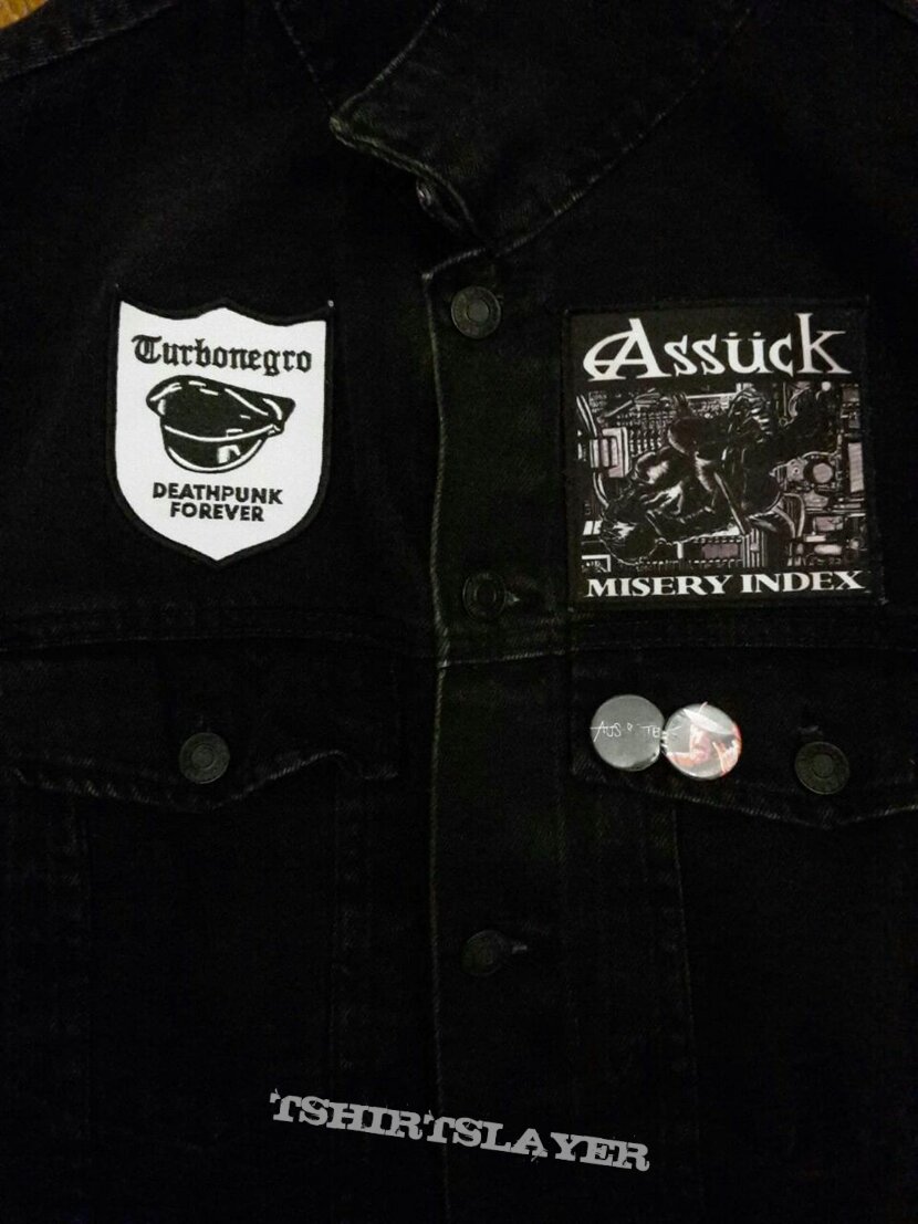 Assuck Forever unfinished denim Jacket | TShirtSlayer TShirt and  BattleJacket Gallery