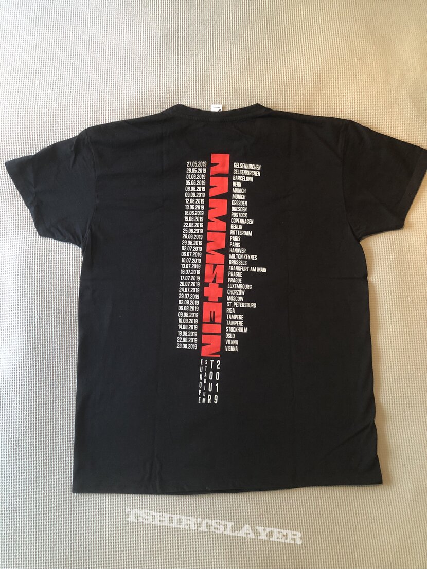 Rammstein tour shirt 2019 | TShirtSlayer TShirt and BattleJacket Gallery