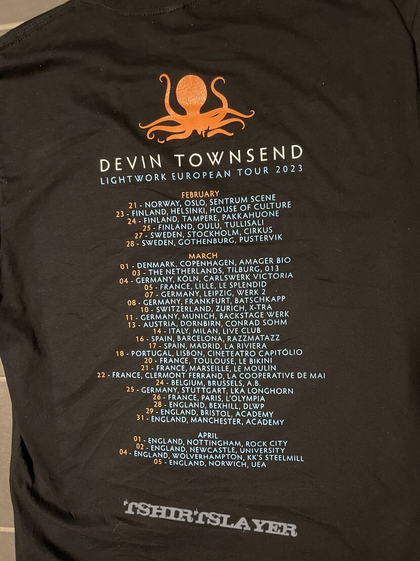 Devin Townsend European tour 2023 | TShirtSlayer TShirt and BattleJacket  Gallery