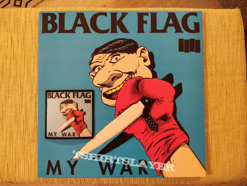 BLACK FLAG My war  printed patch