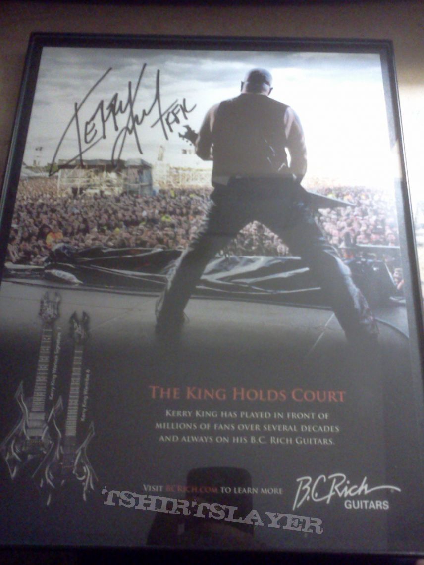 Other Collectable - Kerry King (Slayer) Autograph