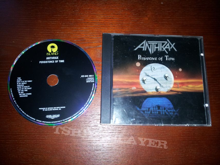 Anthrax &quot;Persistence of Time&quot; CD