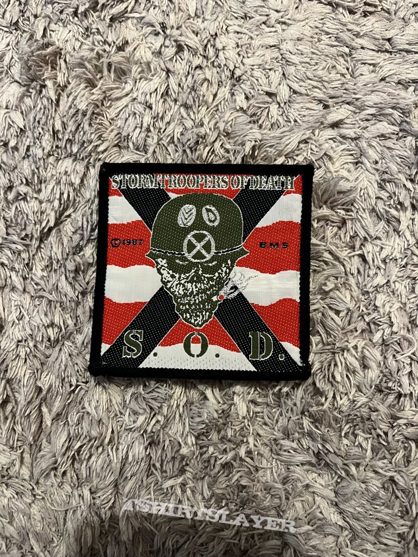 S.O.D. - Speak English Or Die patch