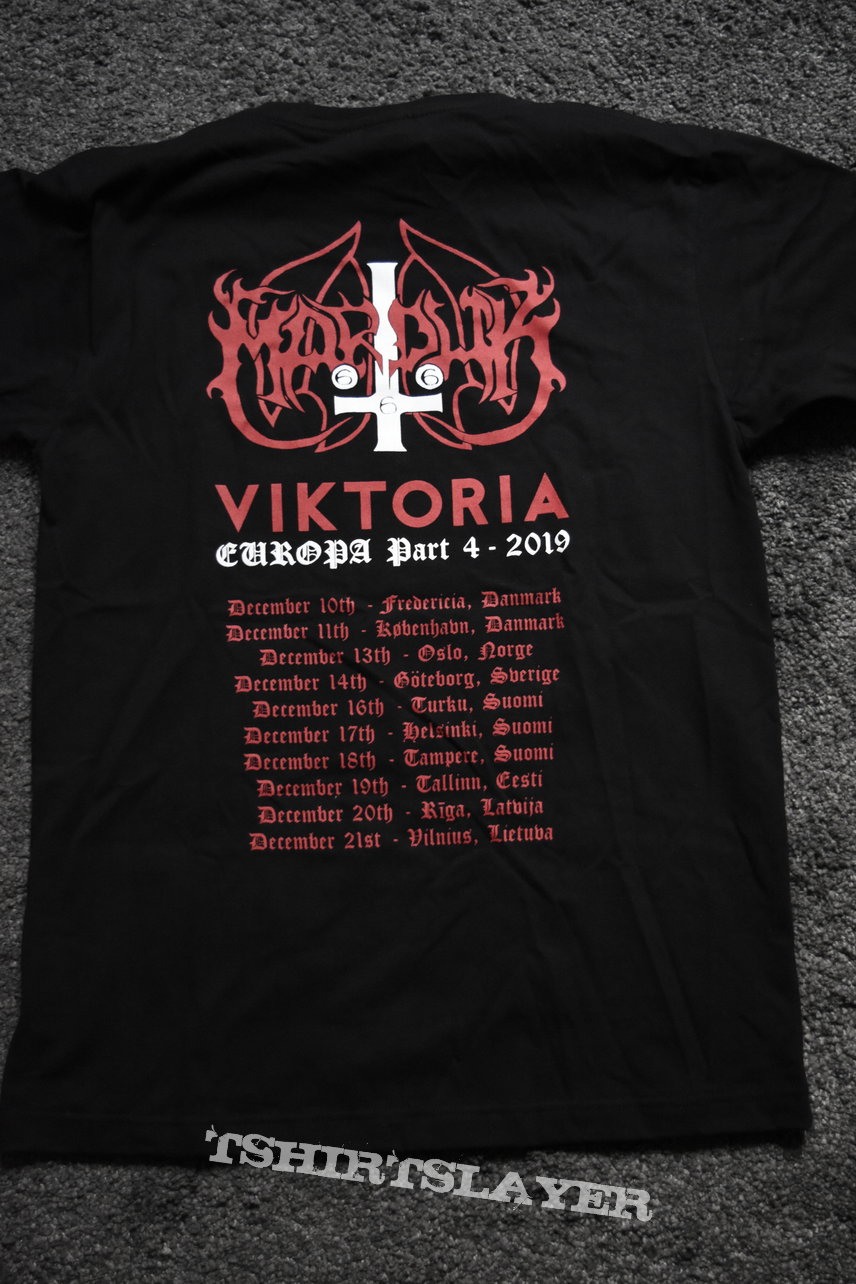 Marduk, Marduk - Viktoria tour t-shirt TShirt or Longsleeve (TS.'s) |  TShirtSlayer