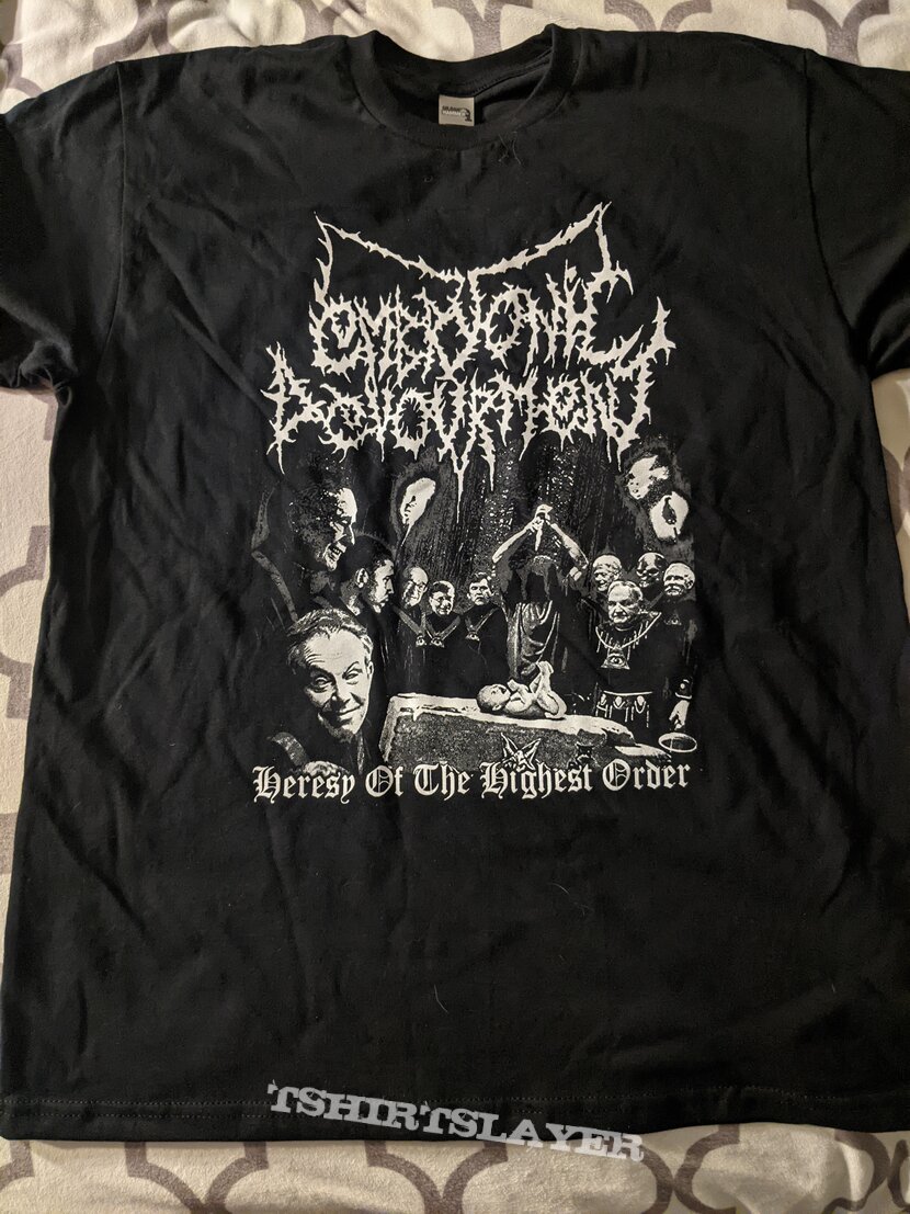 embryonic devourment - heresy of the highest order tshirt ...