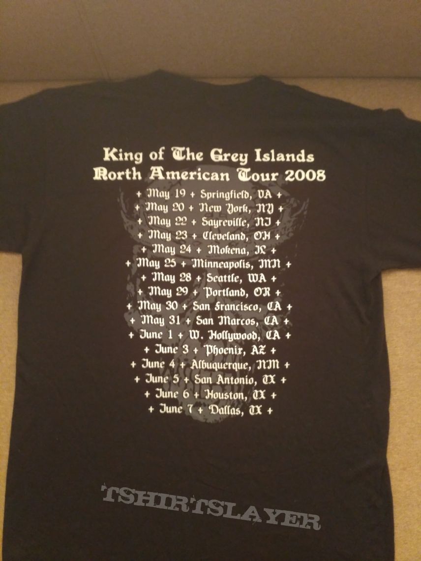 CANDLEMASS King of the Grey Islands TOUR SHIRT Size L 15 USD +