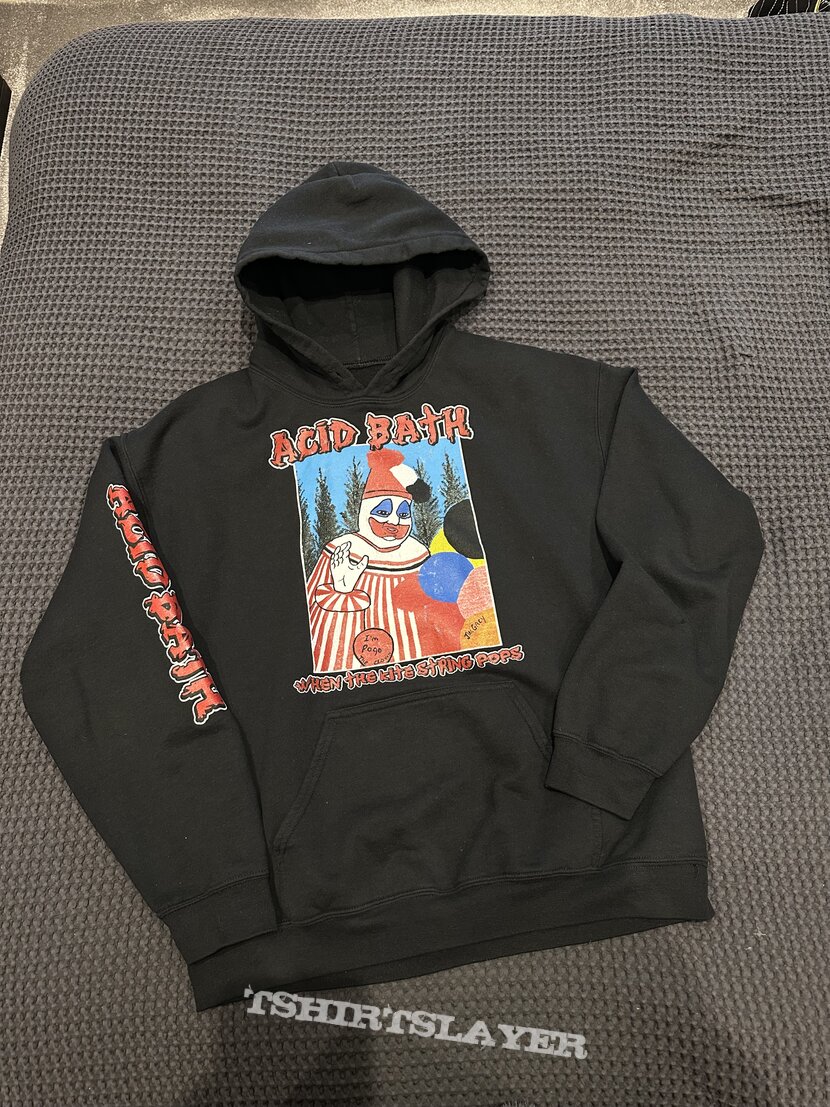 Vintage Acid Bath Hoodie - When The Kite String Pops - Large - Late 90’s