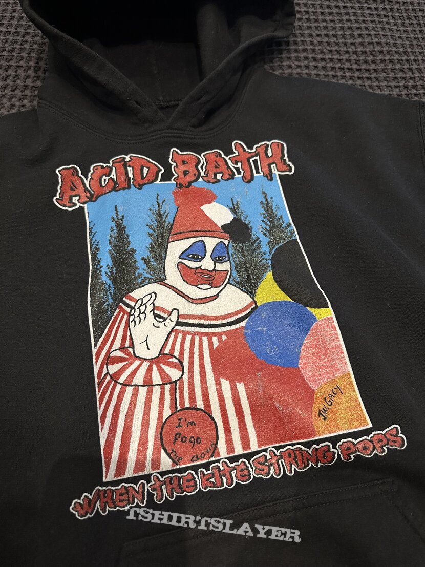 Vintage Acid Bath Hoodie - When The Kite String Pops - Large - Late 90’s