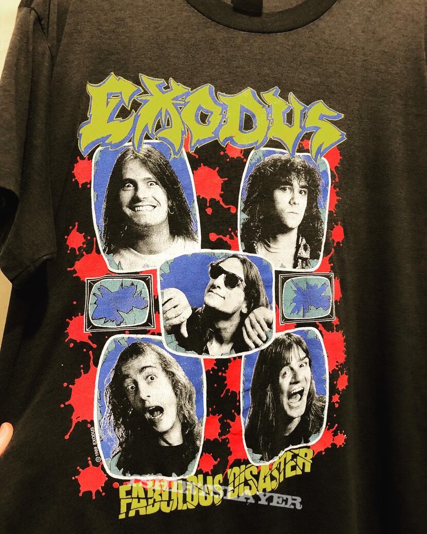 Exodus - Fabulous Disaster 1989 Tour shirt