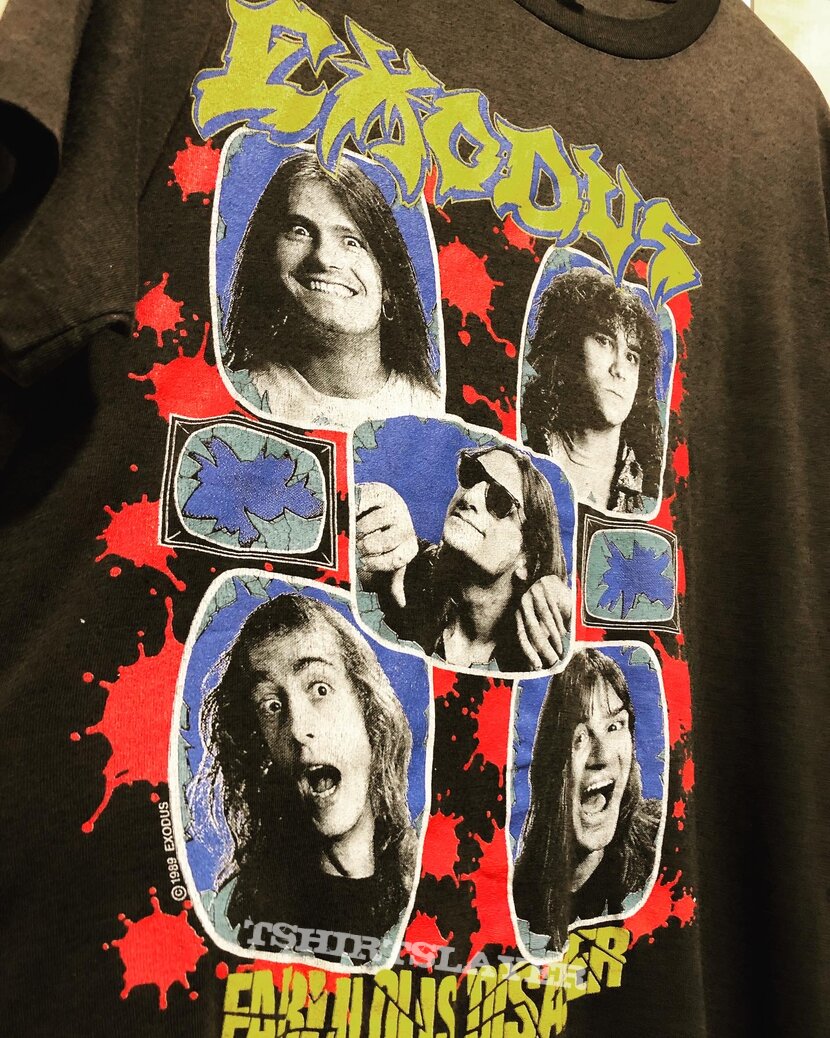 Exodus - Fabulous Disaster 1989 Tour shirt Exodus - Fabulous Disaster 1989 Tour shirt