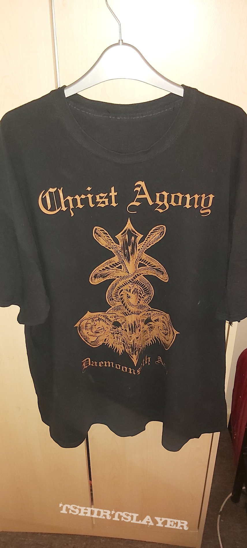 Christ Agony Daemoonseth Act II tshirt