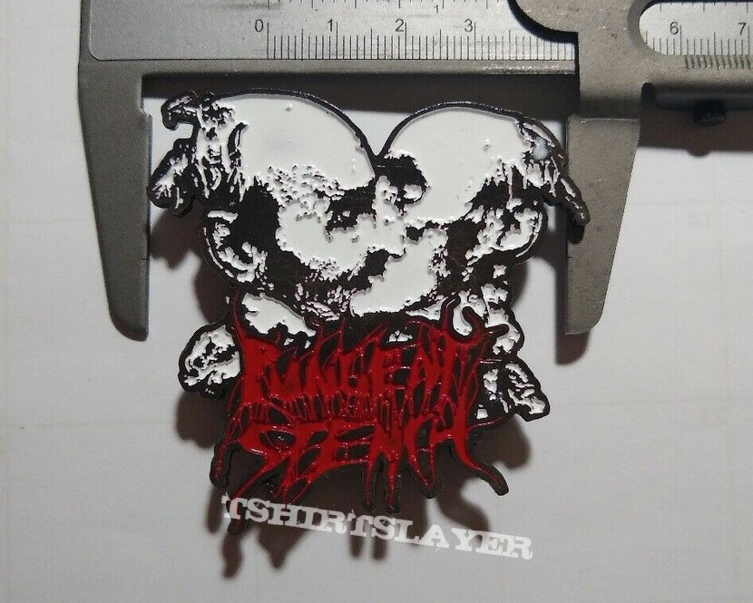 Pungent Stench - Been Caught Buttering enamel metal pin