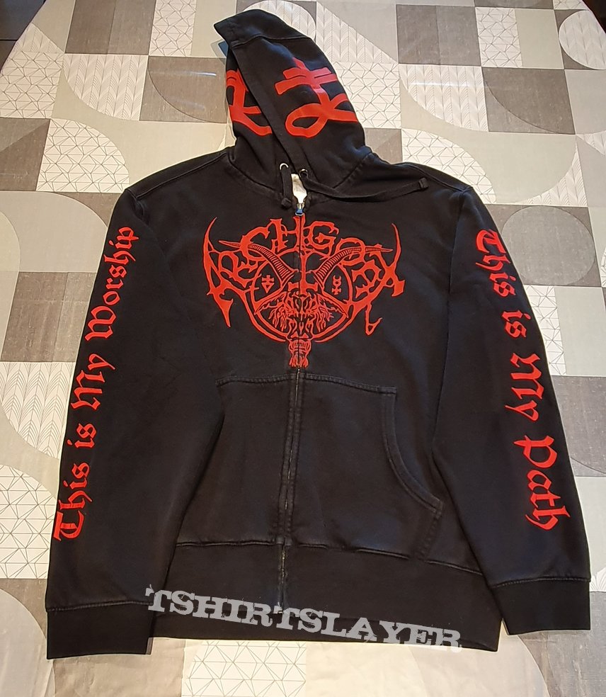ARCHGOAT "The Light - Devouring Darkness" SIZE M Hooded Zipper (Heavy Blend  Gildan zipper) Limited to 20 - 40 copies | TShirtSlayer TShirt and  BattleJacket Gallery