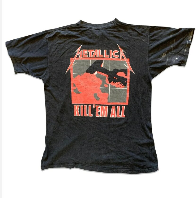 negeren Fahrenheit weigeren 1989 Metallica Ride the Lightning/Kill Them All | TShirtSlayer TShirt and  BattleJacket Gallery