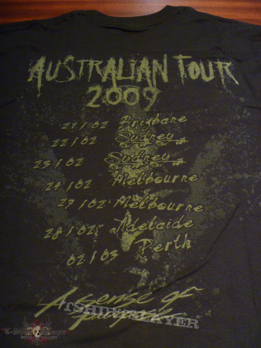 TShirt or Longsleeve - In Flames - 2009&#039; A Sense of Purpose Australian tour Tshirt