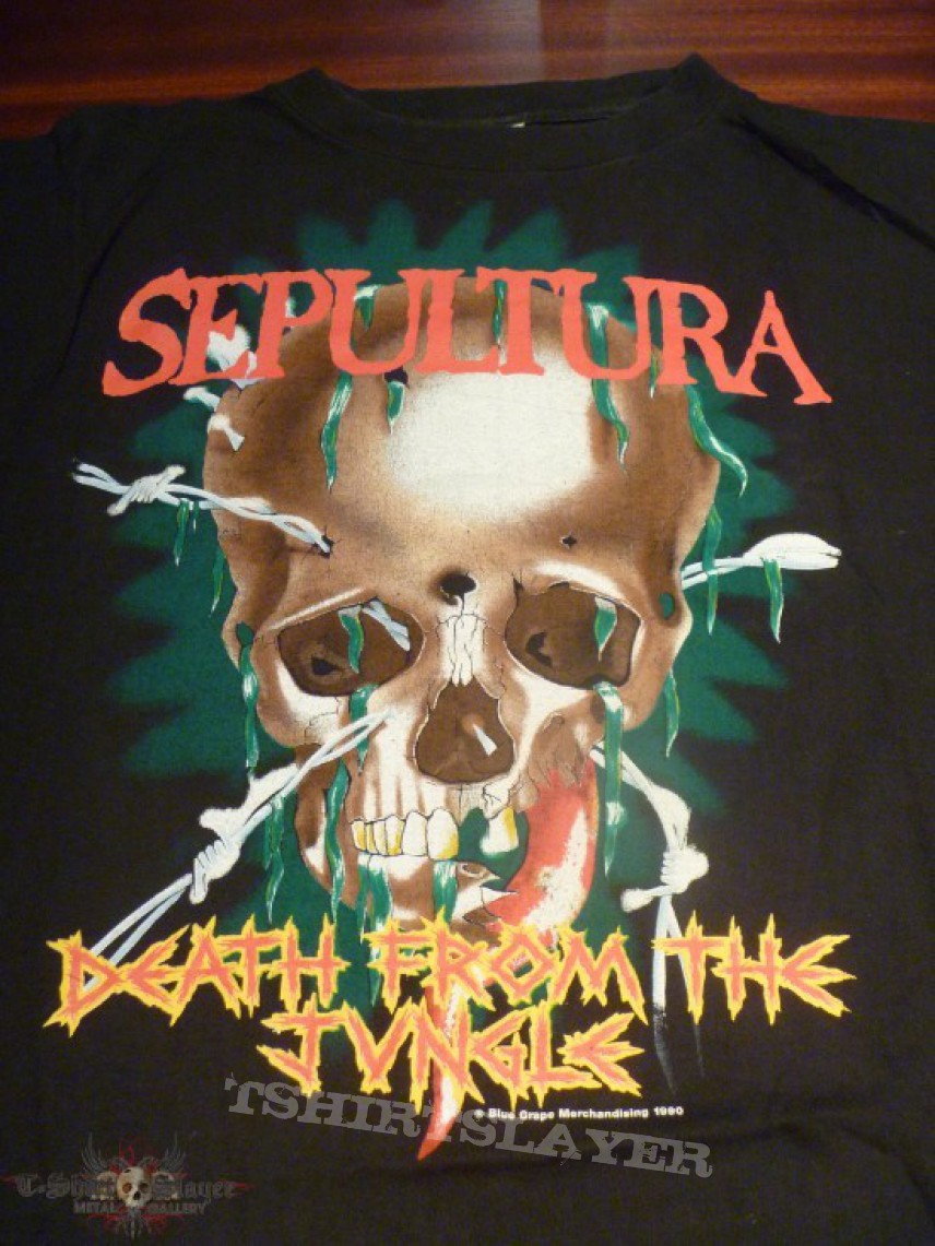 TShirt or Longsleeve - Sepultura - vintage Death from the jungle tour - shirt